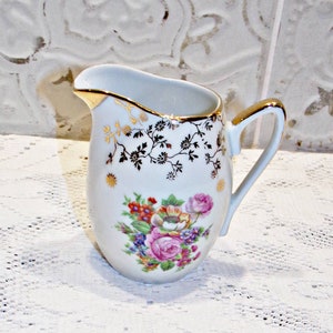 FRANCE Vintage Charming Small Porcelain Milk Pot from France French Antic Milk Pot image 6