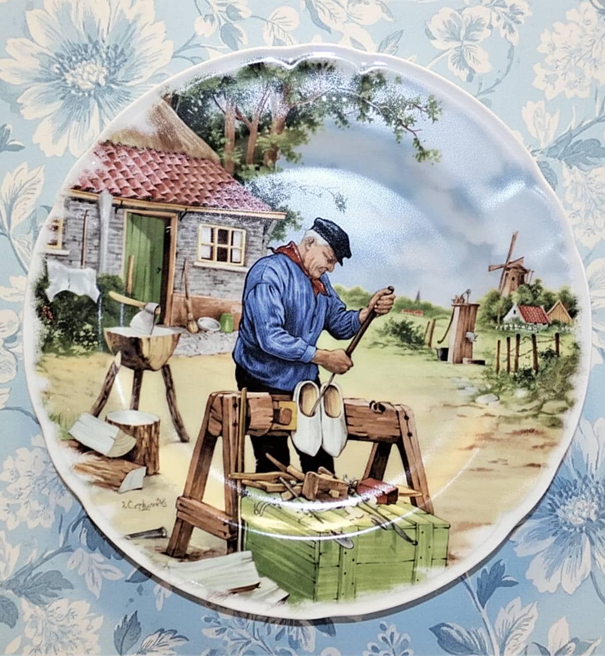 Royal Schwabap Holland Dutch Plate - Etsy