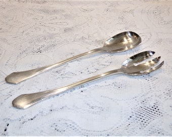 FRANCE 1930 - Ercuis Orfèvrerie Salad Cutlery Service - French Antic Salad Server