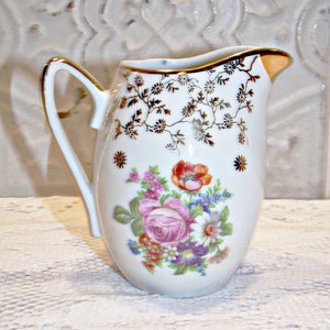 FRANCE Vintage Charming Small Porcelain Milk Pot from France French Antic Milk Pot image 2