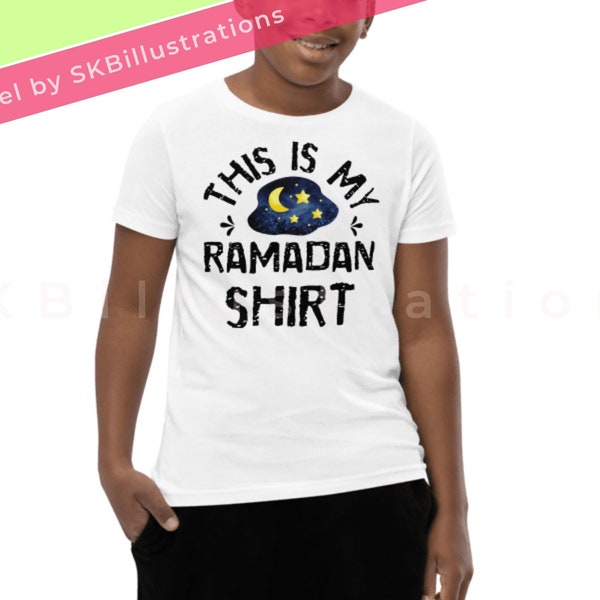 Ramadan gift shirt Baby nephew niece pakistani arab muslim Muslim baby birthday Ramadan baby tshirt Eid activity tee "RAMADAN MOON SHIRT"