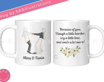 Hijabi best friend mug Personalized muslim gift Hijabi sister gift Hijabi mom daughters mug Hijabi twin sisters present &quot;SOUL SISTERS mug&quot;