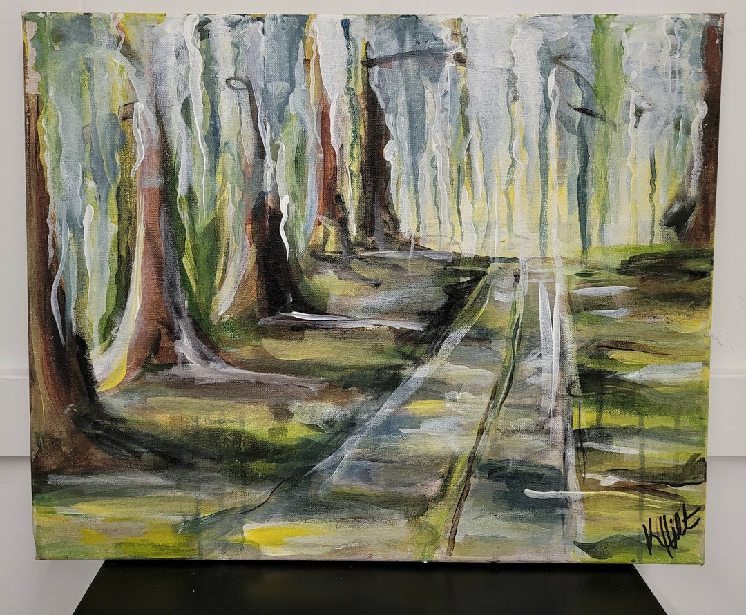 SPANISH MOSS painting Etsy