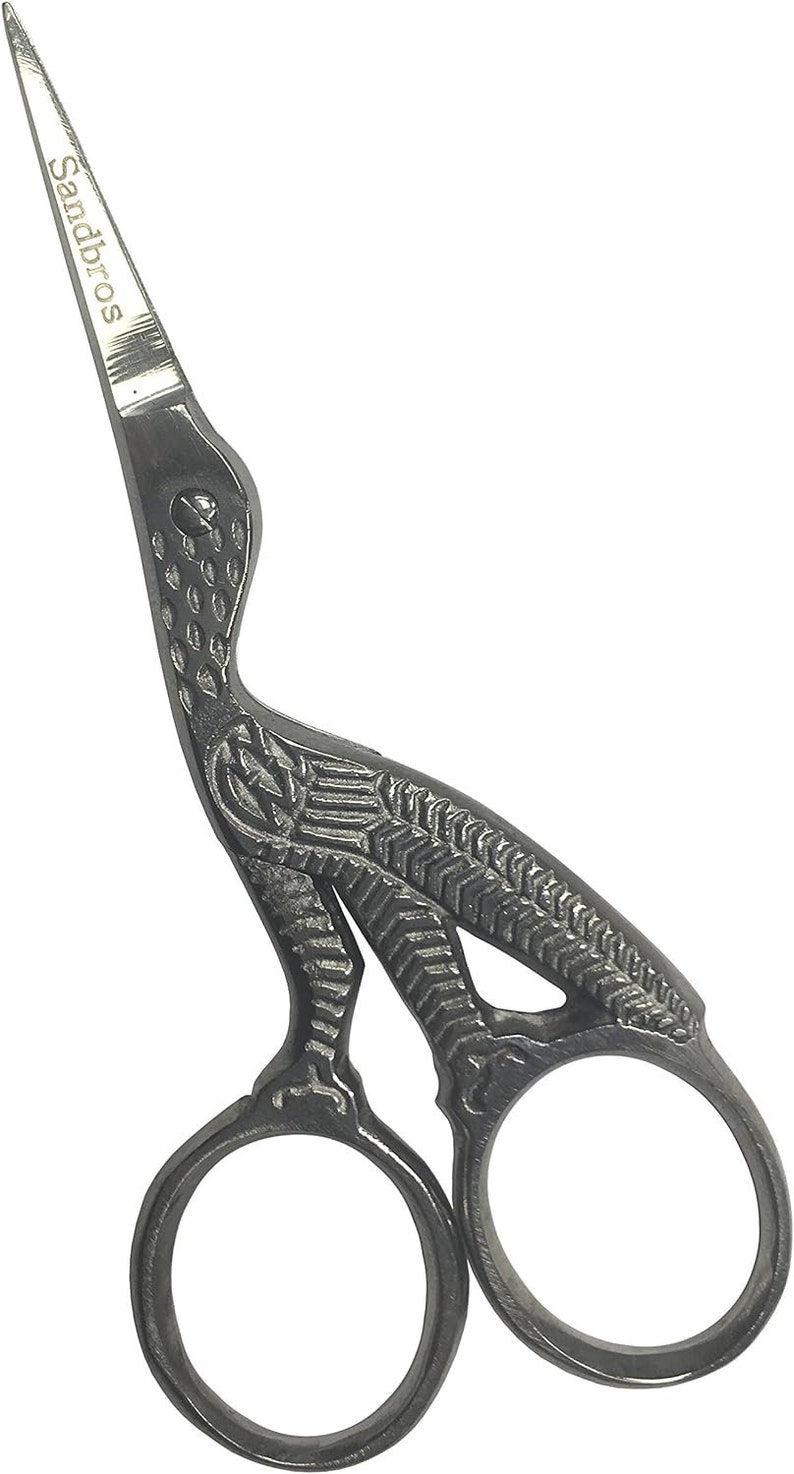 Vintage Stork Shape Sewing Scissors Trimming Dressmaking Etsy