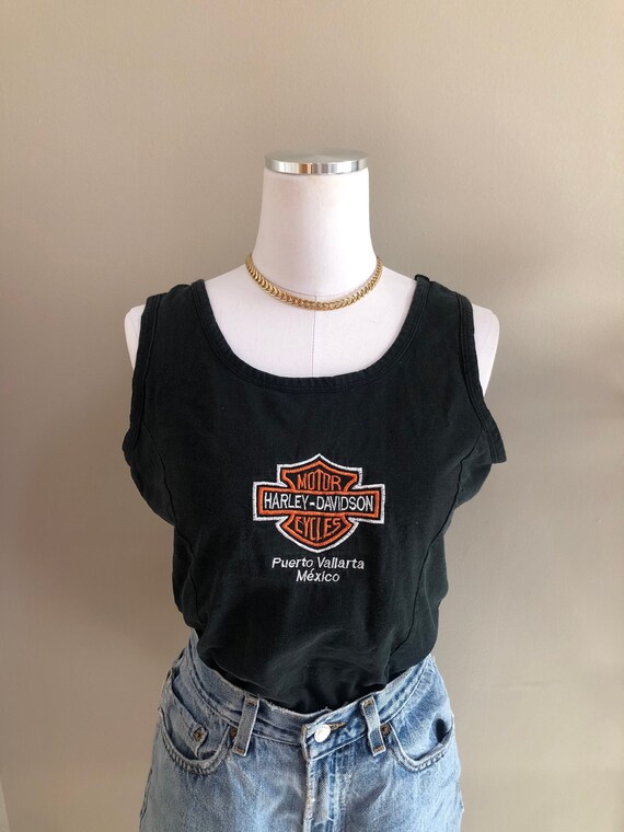 Vintage Harley Davidson Tank Top Womens Etsy