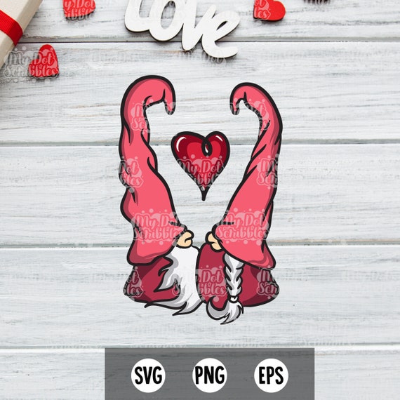 Download Gnomes Svg Valentines Day Svg Gnome Valentine Gnome Svg Etsy