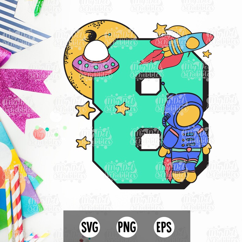 Download 8th Birthday Svg Eighth Birthday Svg Eight Svg 8th Birthday Etsy