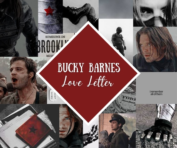 Bucky Barnes Love Letter- Instant Download- Gender Neutral and 2 Pages