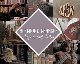 Hermione Granger Inspirational Letter Instant Download- 2 Page and Gender- Neutral