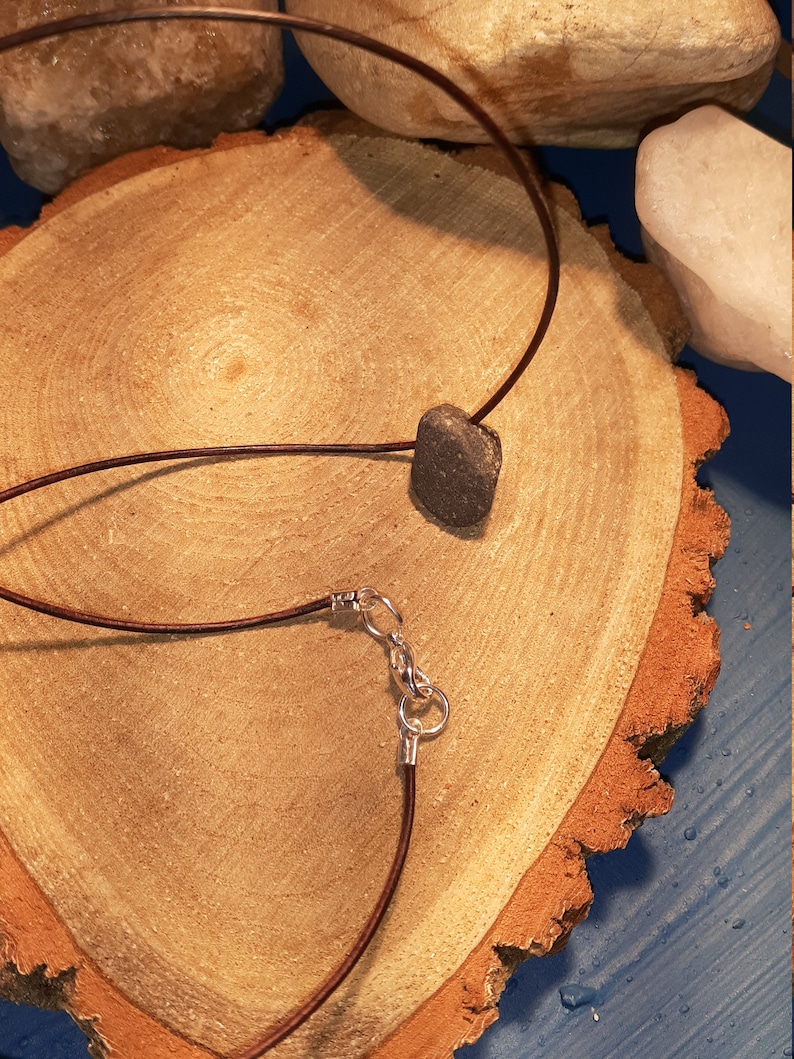 unique ri gift Little nugget choker necklace ri state rock cumberlandite pendant hand carved rare rock necklace arock4u one of a kind