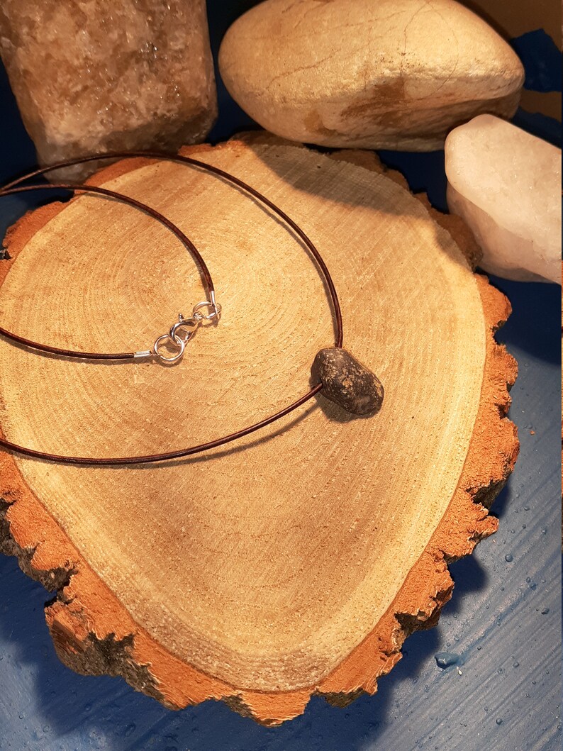 unique ri gift Little nugget choker necklace ri state rock cumberlandite pendant hand carved rare rock necklace arock4u one of a kind