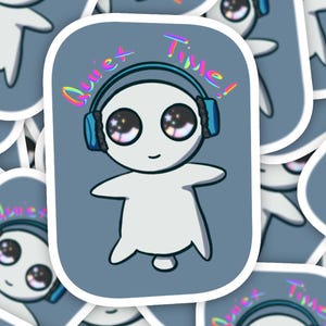 Autism Creature Sticker | TBH Yippee Character "Quiet Time" Design Decal