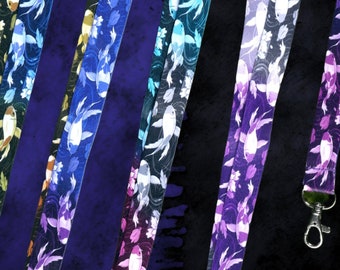 LGBT Pride Koi Lanyard: Scenic River Design Choose Your Flag