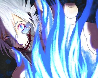 Dabi Fanart Druck: High Gloss BNHA/MHA Poster