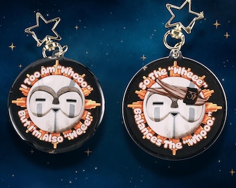 Esquie Keychain Charm: Clair Obscur Expedition 33 Wheee Whooo Acrylic Charm