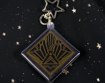 Expedition 33 Keychain: Expeditioners Badge Lumiere Verso, Gustave, Sciel Clair Obscur  Acrylic Charm