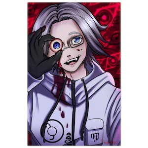 Eito Aotsuki Art Print From The Hundred Line: Last Defense Academy |THIIDA Fanart For Kodaka or Uchikoshi Fan|Premium Semi-Glossy Poster