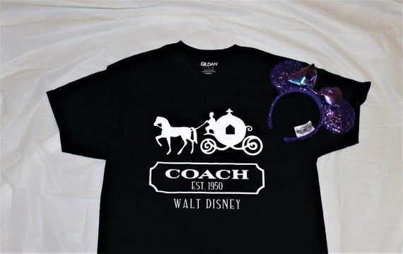 Cinderella Coach Disney T Shirt Etsy