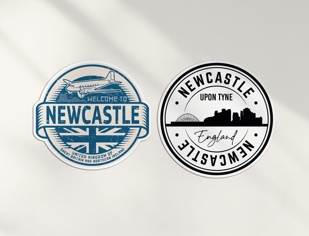 Adesivi In Vinile Geordie Lad 10 Cm (2 Pezzi) - Slang Di Newcastle Con Bandiera Inglese, Regalo Tifoso Calcio - 5