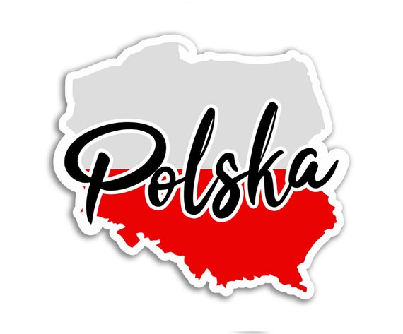 2 x 10cm Polen Flagge Vinyl Aufkleber Polen Polska Europa Reise