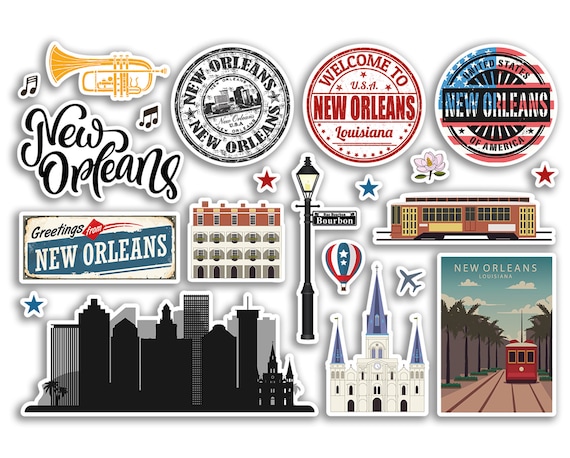 A5 Sticker Sheet Colorado Landmarks Vinyl Stickers - USA America States