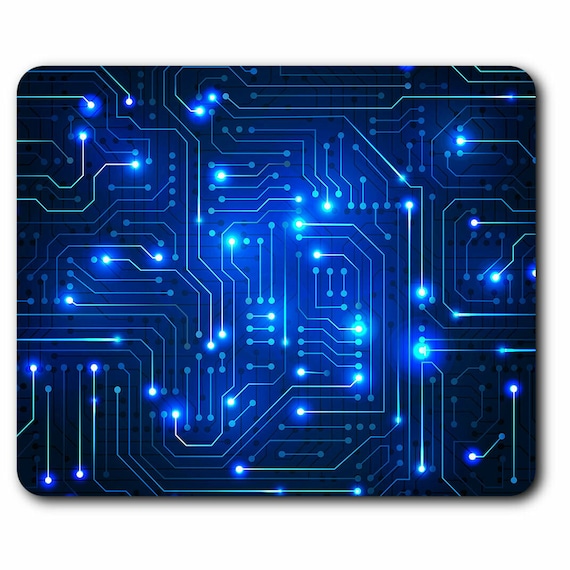 Geek collage gaming vinyl mouse pad