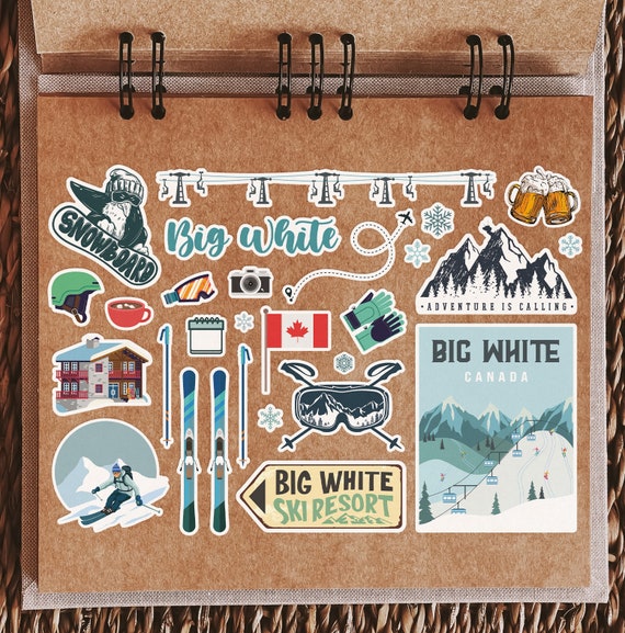 Feuille D'autocollants A5 En Vinyle - Monuments Du Dakota Du Sud