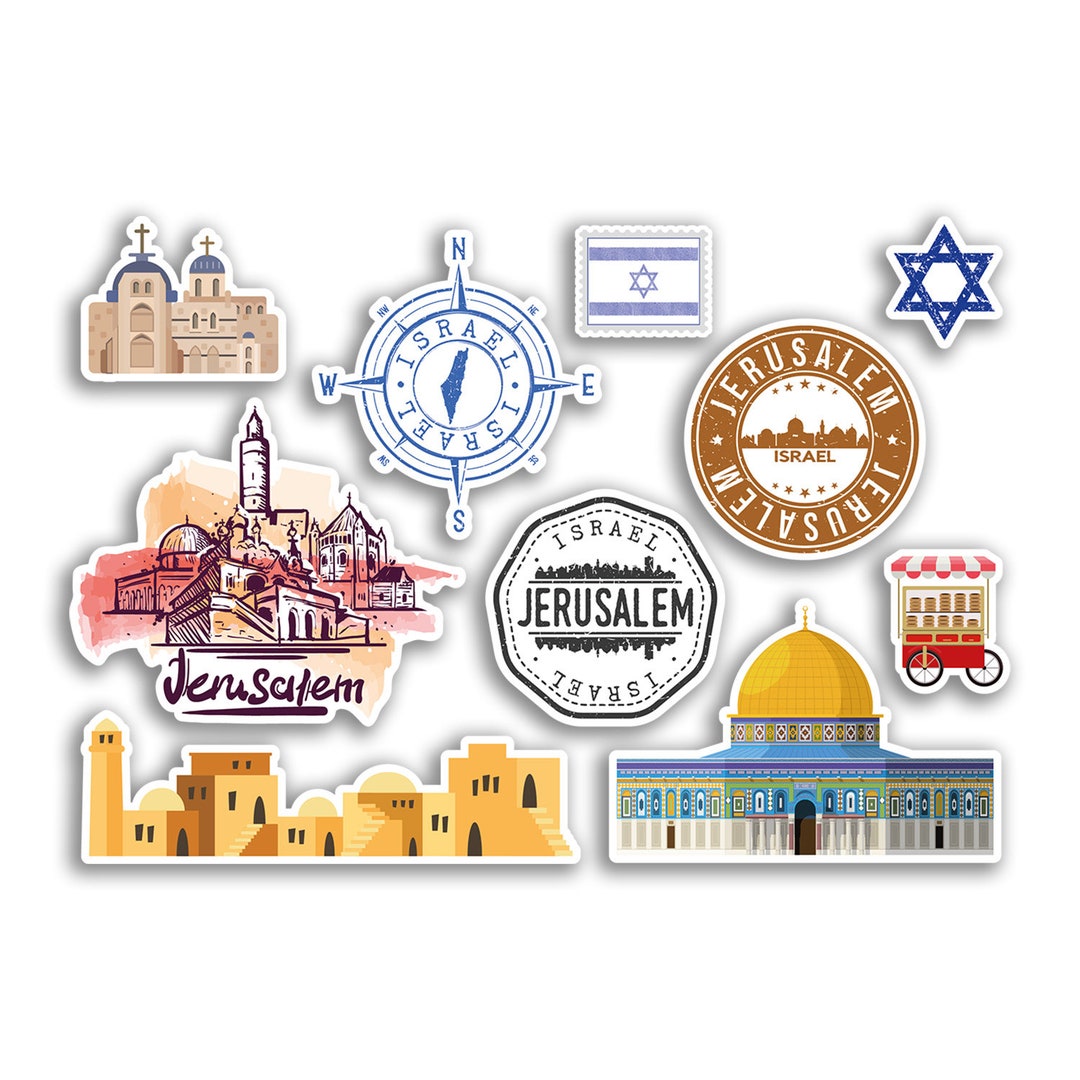 Jerusalem Sticker Puzzle Set