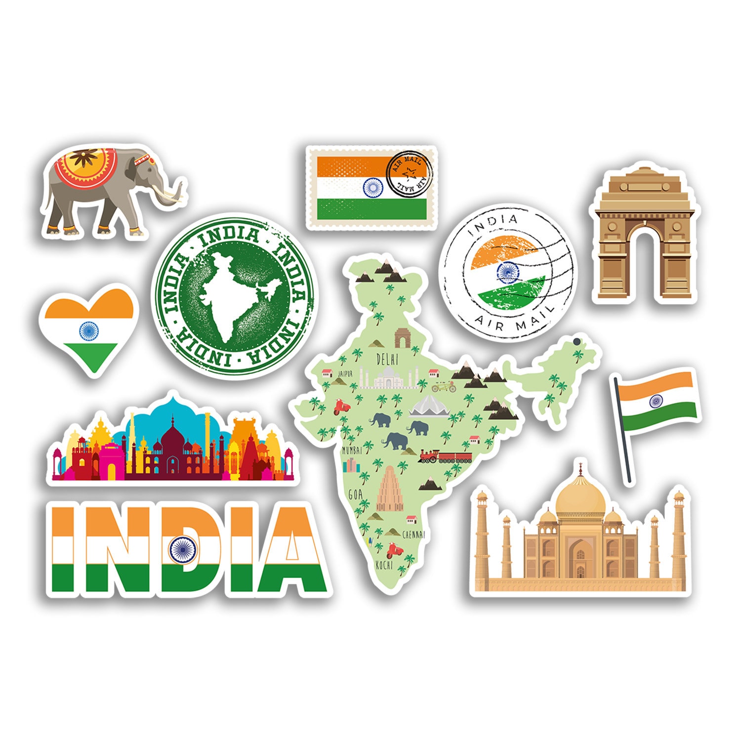 Set di 50 adesivi per porcellini d'India, Guinea Pig, impermeabili, in vinile, per laptop, bambini, auto, moto, skateboard, bagagli, valigia, computer, graffiti Decal