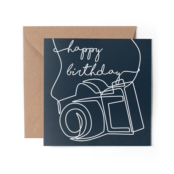 Happy Birthday Photographer Card