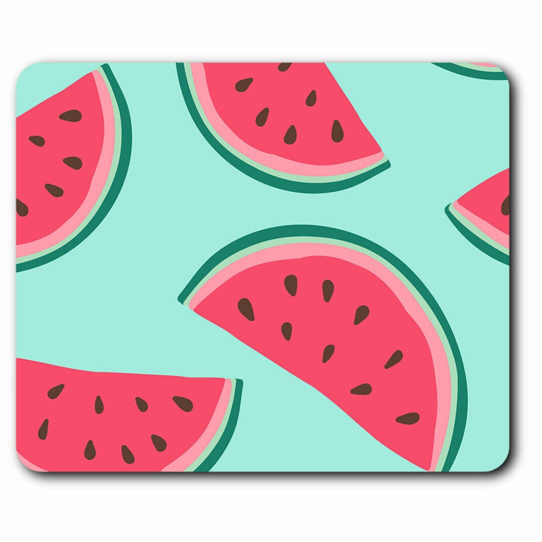 Mouse Pad Melon Watermelon Summer Gaming Mouse Mat Non-Slip Rubber Base Round Mousepad Mousemat for Laptop Computer PC Office Home　並行輸入品 : Smooffly Round Gaming Mouse Pad Custom Design