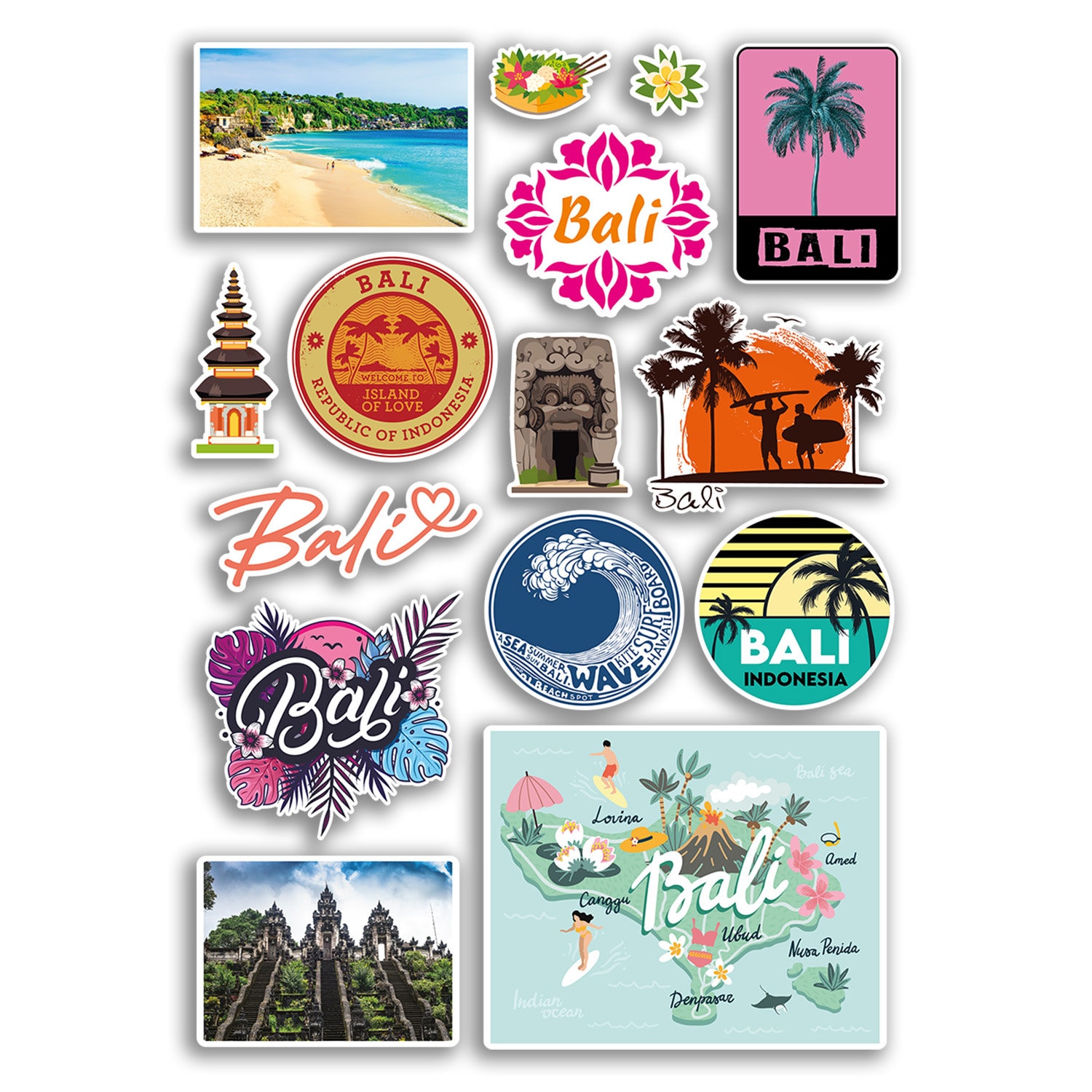 A4 Sticker Sheet New York Vinyl Stickers - US City Holiday Luggage Travel  #78868