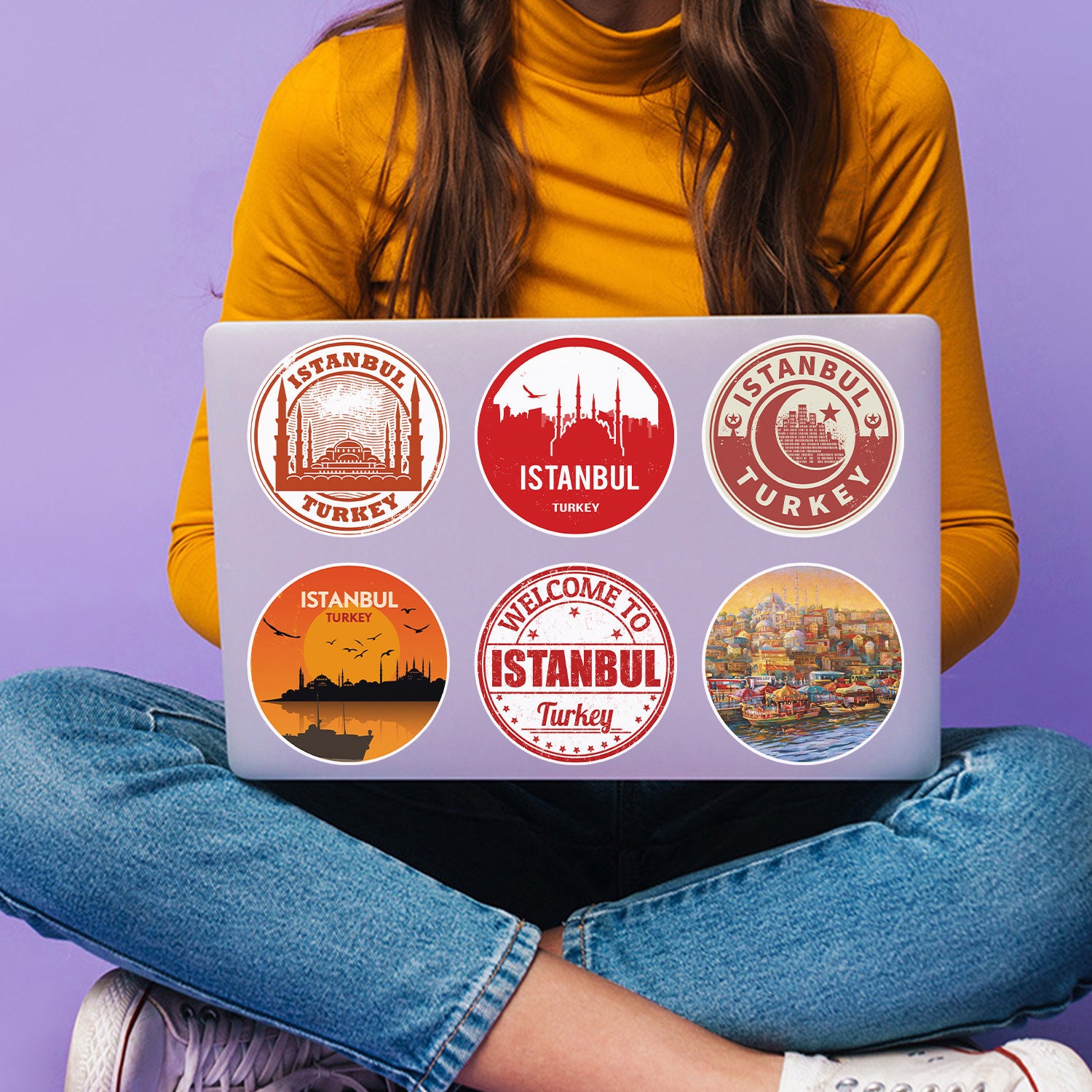 Izmir City Turkey Grunge Travel Stamp Autoaufkleber – 12x10 Cm, Vinyl, Wasserfest, Für Innen- Und Außenbereich