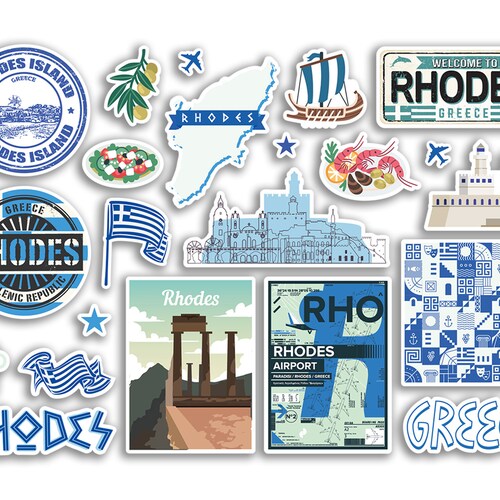 A5 Sticker Sheet South Africa Landmarks Vinyl Stickers - Map Airport Stamps Skyline Flag Travel Holiday Culture City Aesthetic 78485