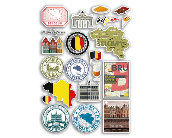 Reise Stadt Landschaft Sticker, Städte Sticker, Reise Sticker, Gebäude  Sticker, Laptop Aufkleber, Vinyl Stickers Pack - .de
