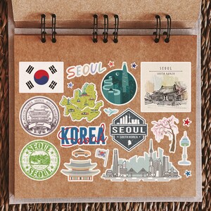 A5 Stcker Sheet Bal Landmarks Vnyl Stckers Ndonesa Beach Sea