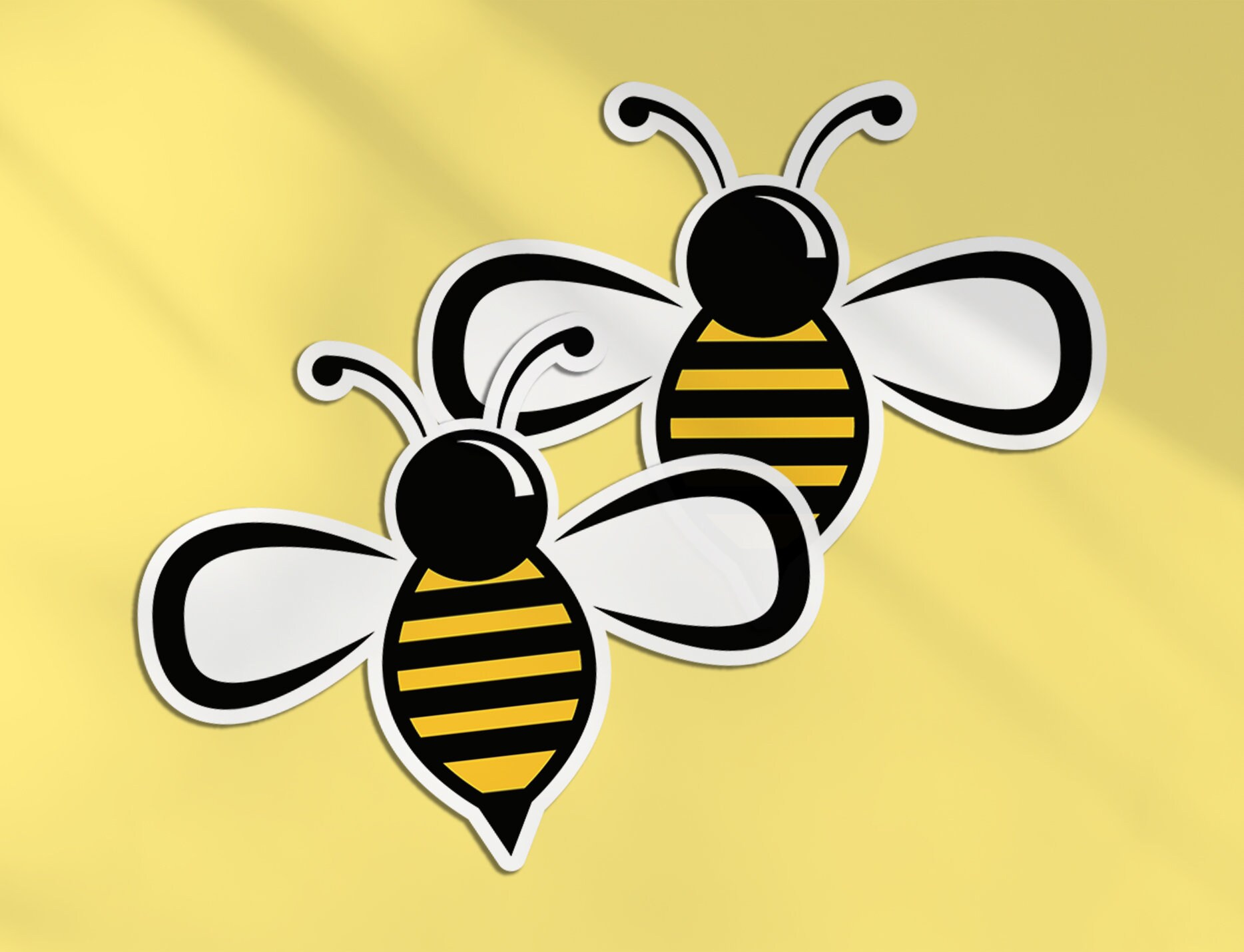 2 X 10cm Bumble Bee Vinyl Stickers Insect Kids Science Etsy UK