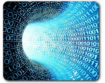 1 x Binary Code Mouse Mat - Coding Geek Nerd Software Engineer Desk Accessories Secret Santa Birthday Computer Mousepad Pad PC IT Gift #8964