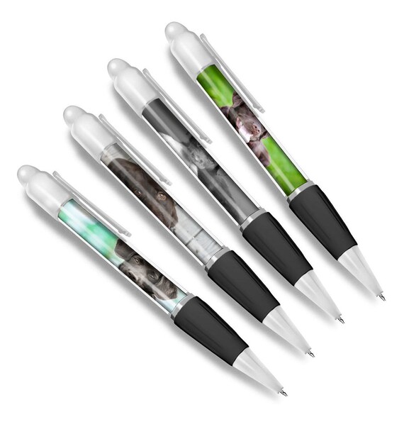 Set of Labrador White Ballpoint Pens Chocolate Animal Pets