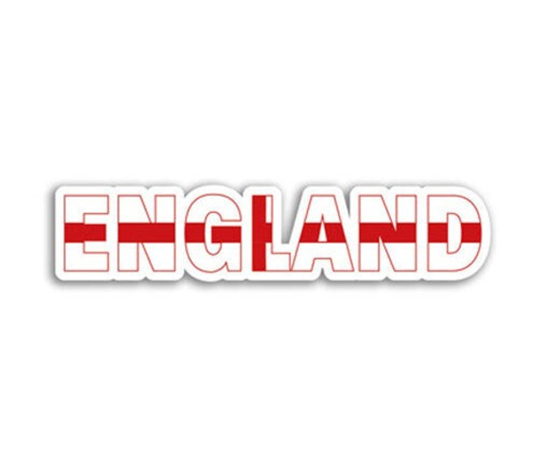 2 X 10cm England Vinyl Stickers - UK GB Holiday Travel Illustration ...