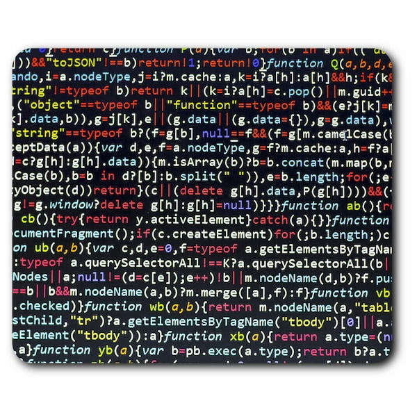 1 x Code Mouse Mat - Coding Geek Programmer Software Engineer Desk Accessories Secret Santa Birthday Computer Mousepad Pad PC IT Gift #16333