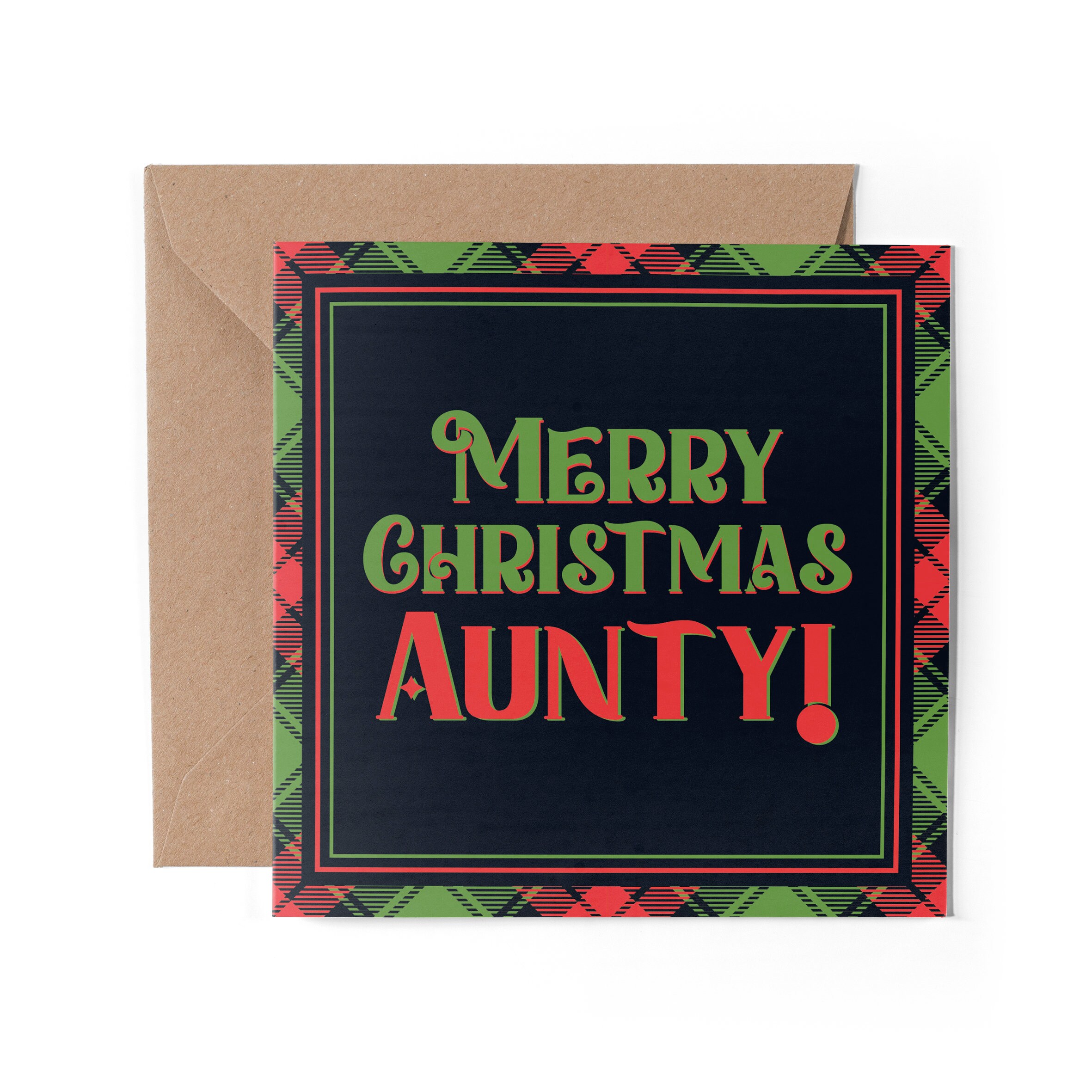 Huxters Weihnachtskarte „Have A Cracking Christmas Auntie“ – Lustig, Blanko Innen, Mit Umschlag