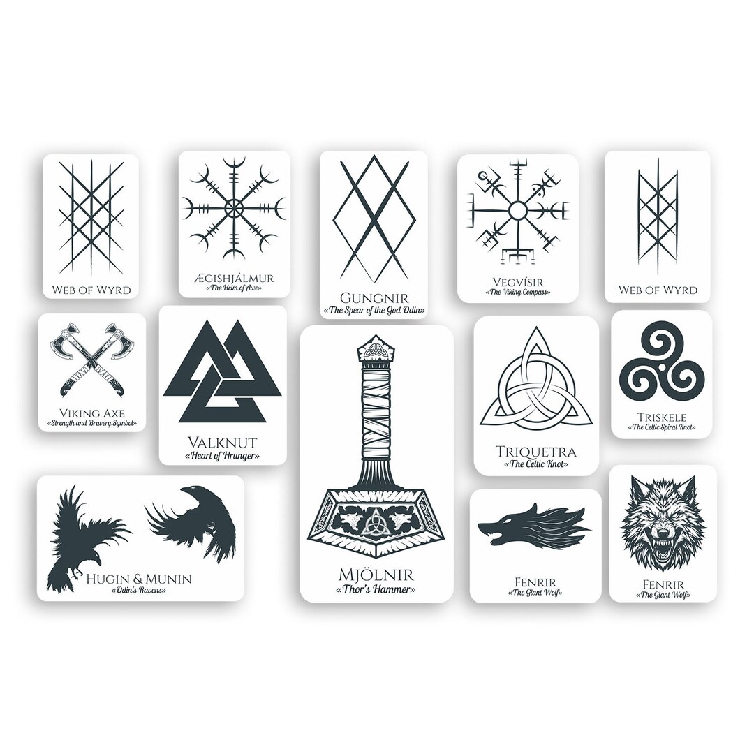 Norse Viking Triquetra Vinyl Decal Sticker – Black, For Laptop, Car, Wall, Window (Made In UK)