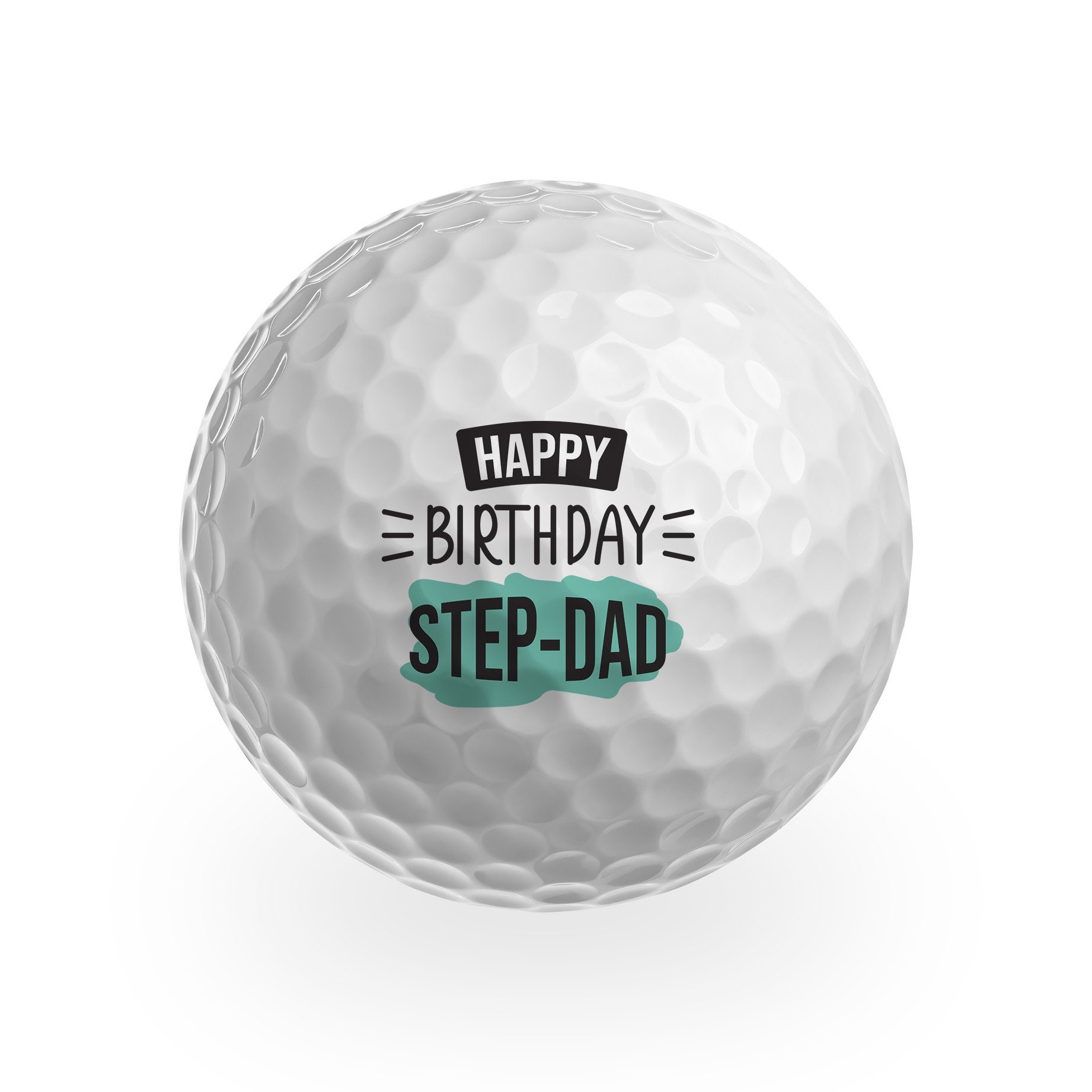 3 x balles de golf Step Dad Joyeux anniversaire Blague Drôle danniversaire  Golf Golfeur Fan Club Sport Père Papa Ami Hommes Garçons Balle Cadeau  GB0019 -  France