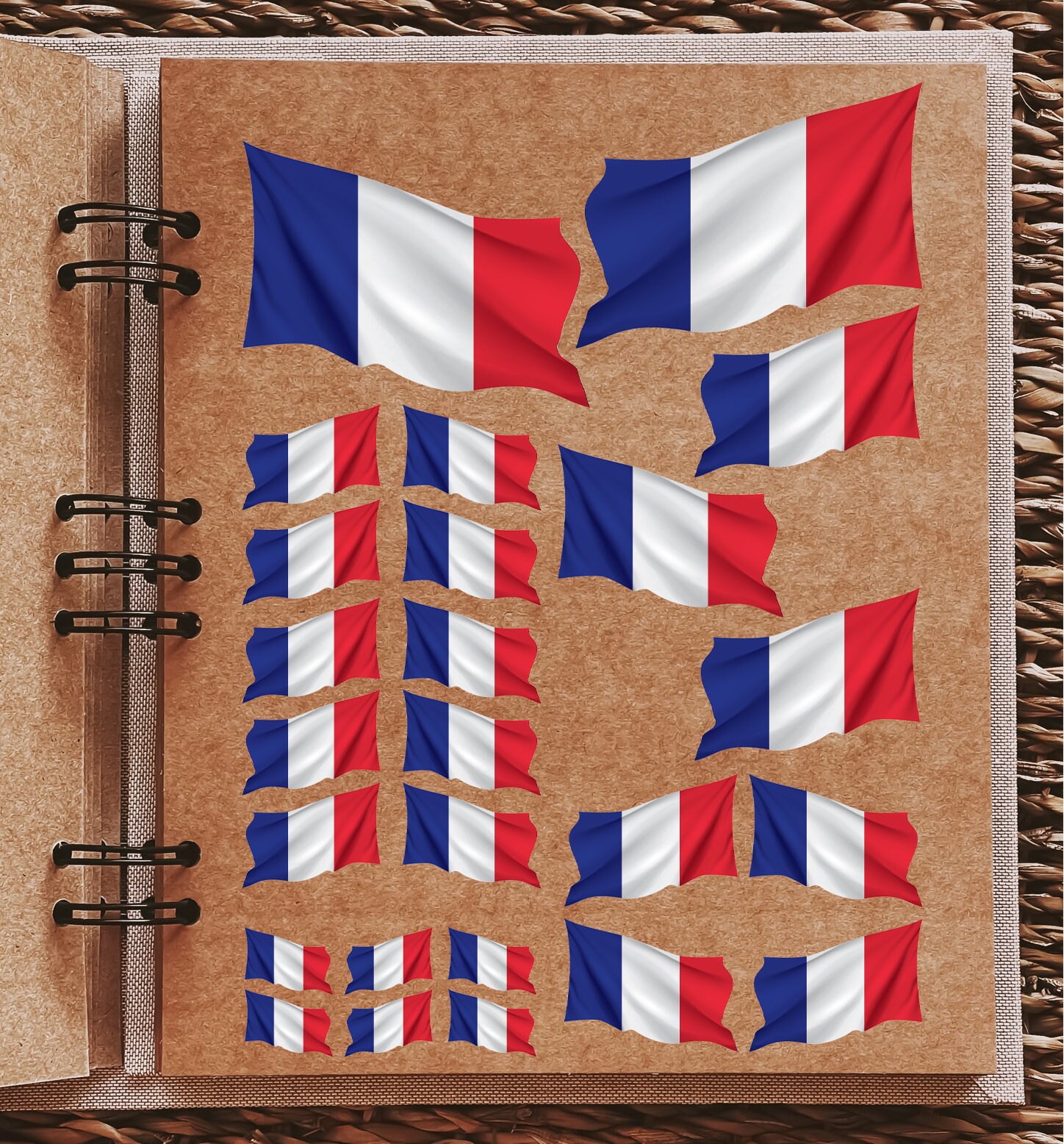 Set Di 4 Adesivi Con Bandiera Della Bretagna - Formato 12 X 8 Cm - Adesivi In Vinile Per Esterni/interni, Resistenti Ai Raggi UV E Alle Intemperie - Prodotto In Francia - 4
