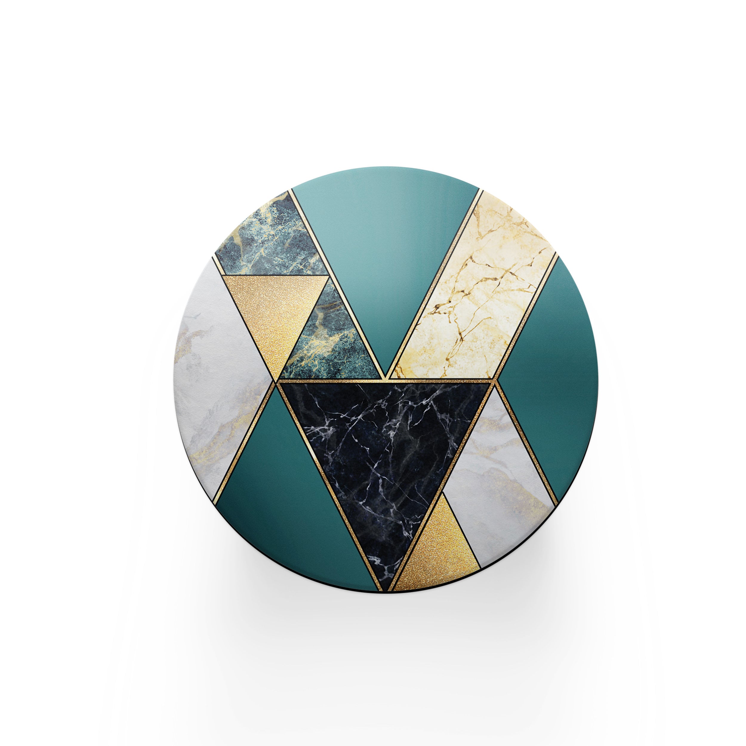 Abstract Art Deco Coaster Coasters Marble Granite Effect Etsy UK