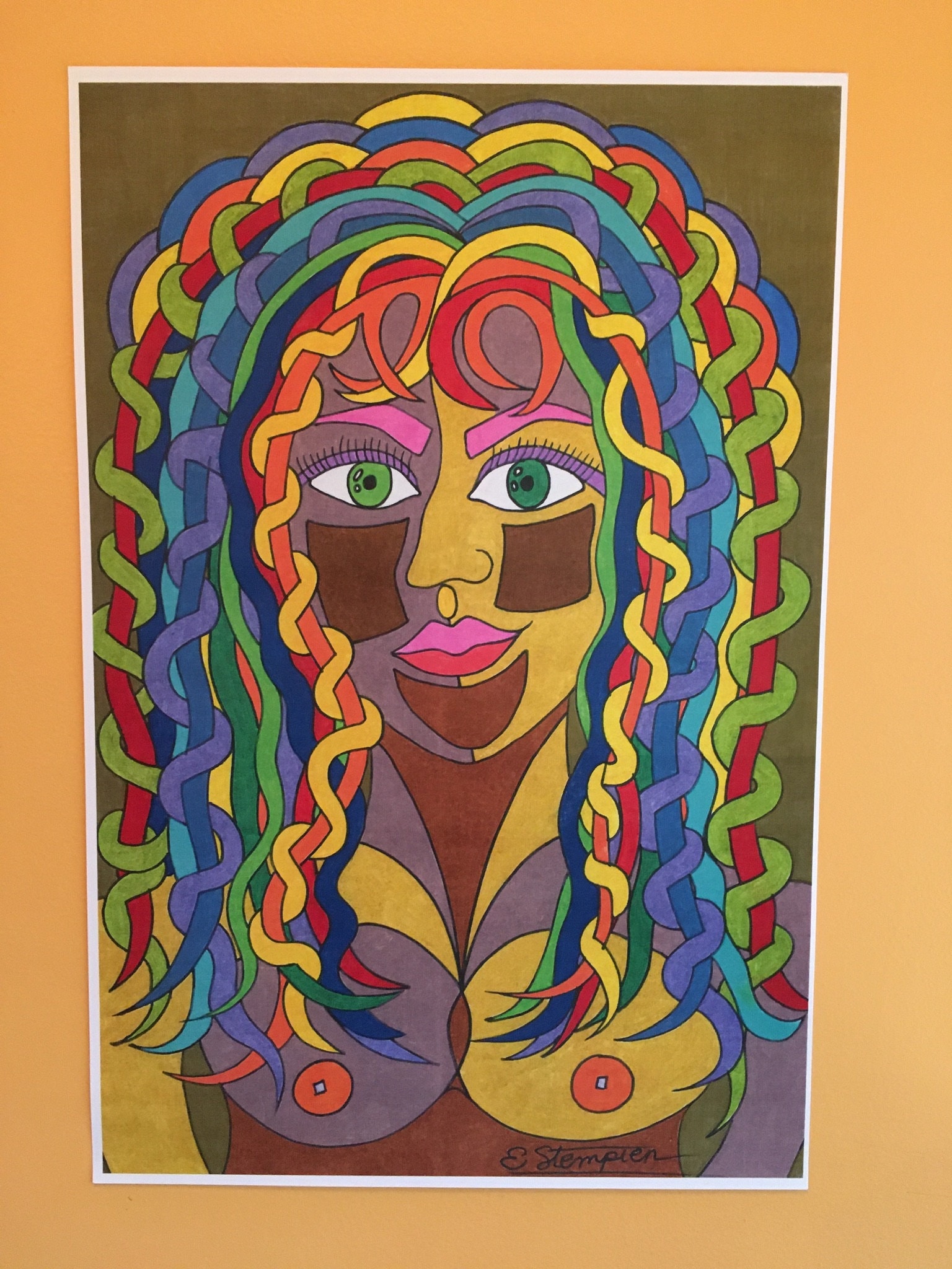 Abstract Person Sketch