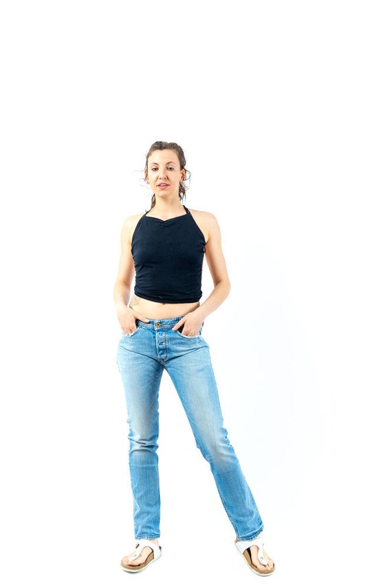 80s Vintage / Retro Sexy Low Rise Jeans 