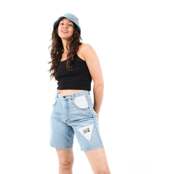 Waist Vintage Shorts / Denim / Jeans 