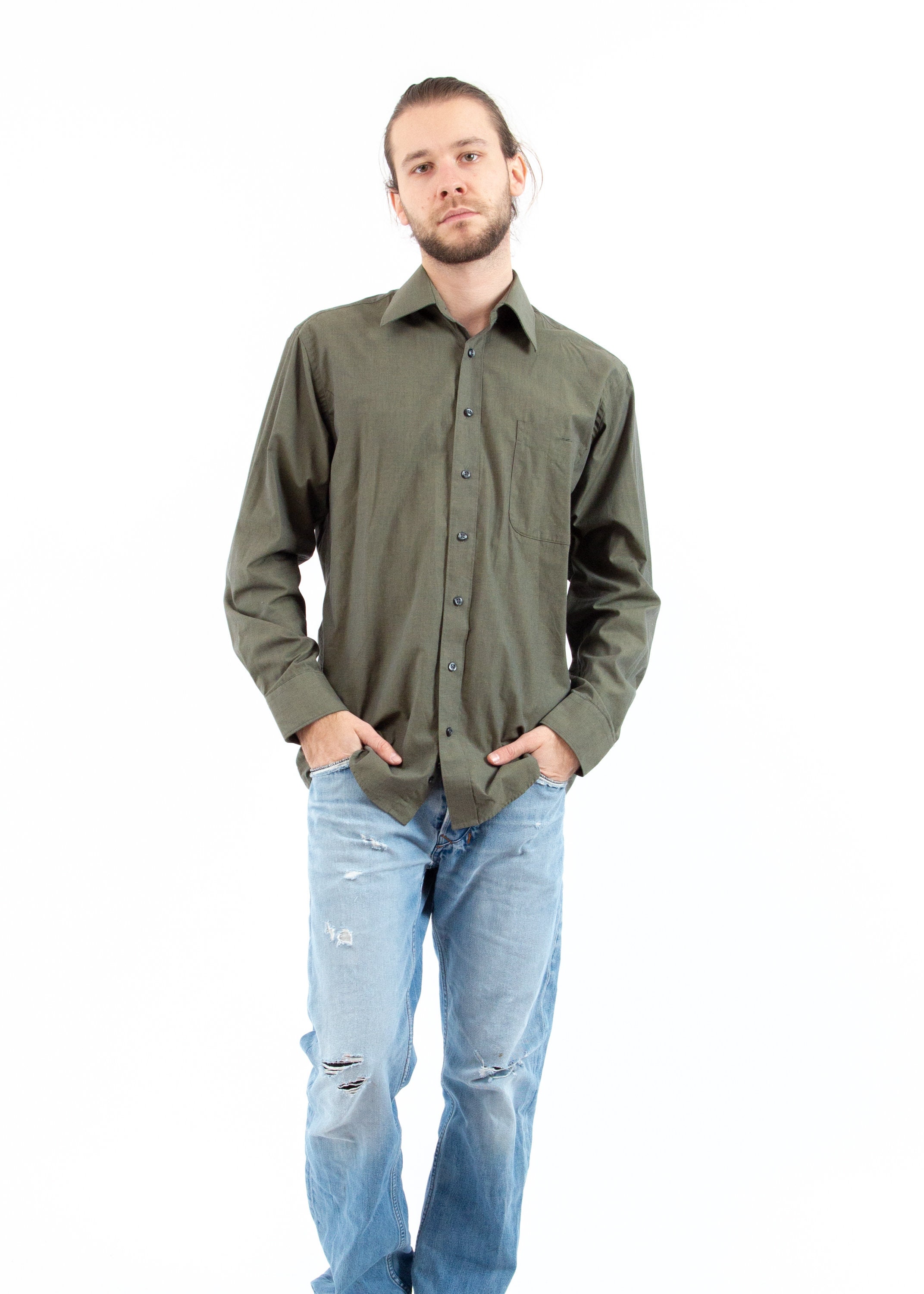 Retro Oversized Thin Cotton Shirt 